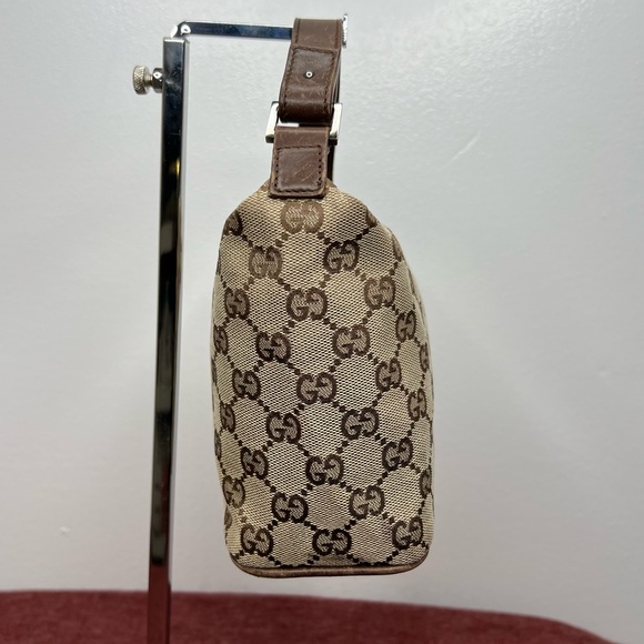Gucci Pouch Bag Brown Canvas - Picture 7 of 17